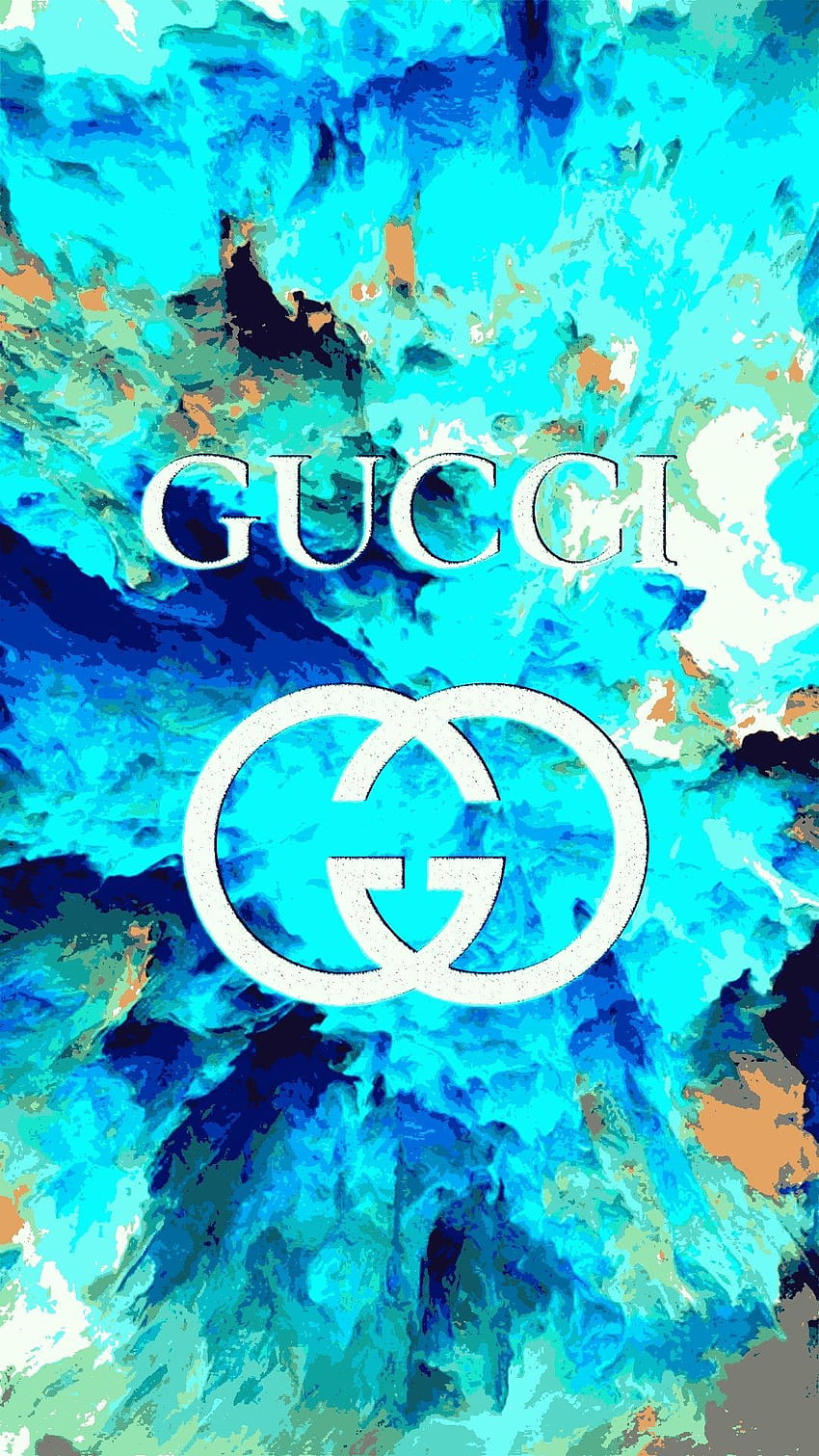 Абстрактен Gucci. Gucci iphone, Hypebeast, Supreme, Blue Gucci HD тапет за телефон