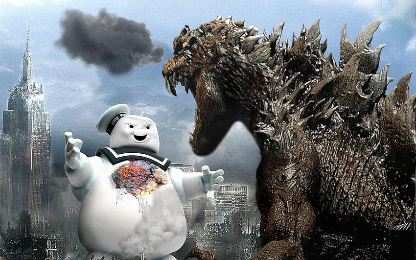 Godzilla For, Cartoon Godzilla HD wallpaper