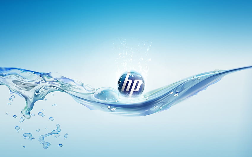 HP dan Latar Belakang, Logo HP Hijau Wallpaper HD