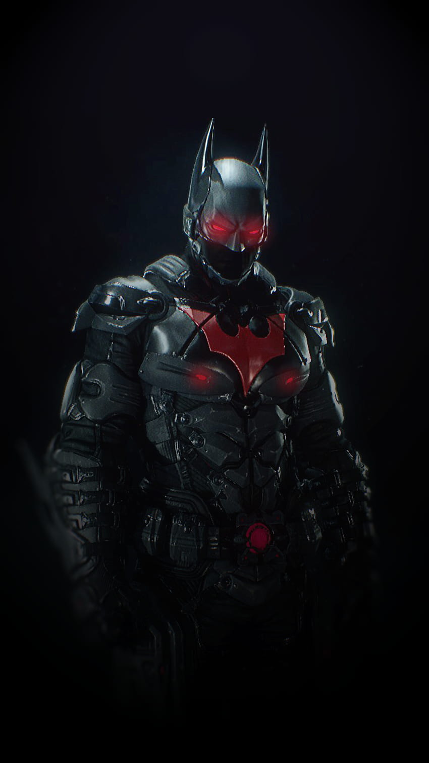 Batman Arkham Knight Suit: Batman Beyond Skin. Направено от мен за смартфони. Batman arkham knight, Batman arkham knight, Batman gotham knight HD тапет за телефон