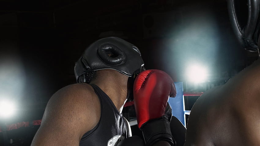 Preview boxing, kick, left, ring HD wallpaper