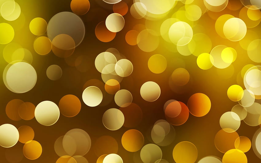 Yellow lights bubbles HD wallpapers | Pxfuel