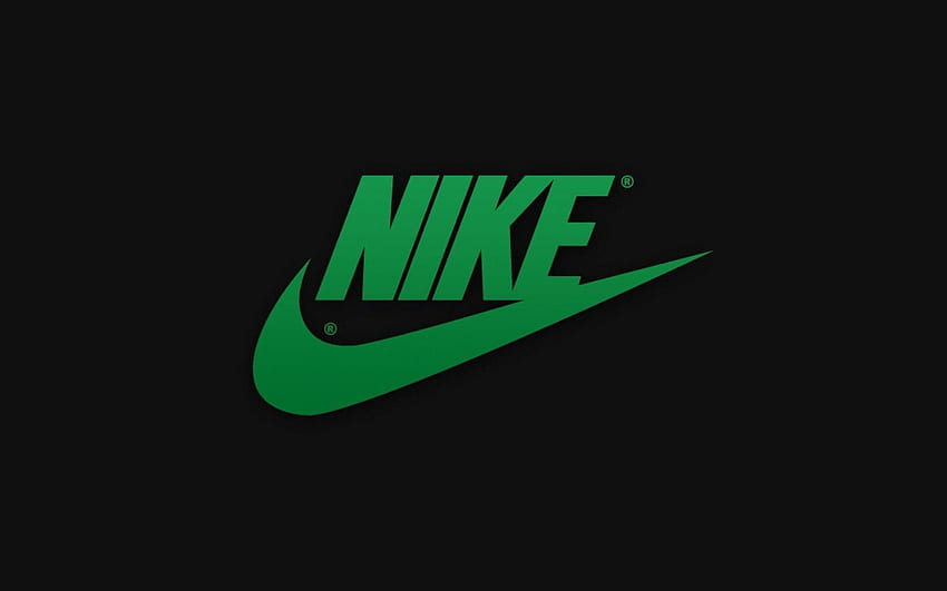 Green Nike, Funny Nike HD wallpaper