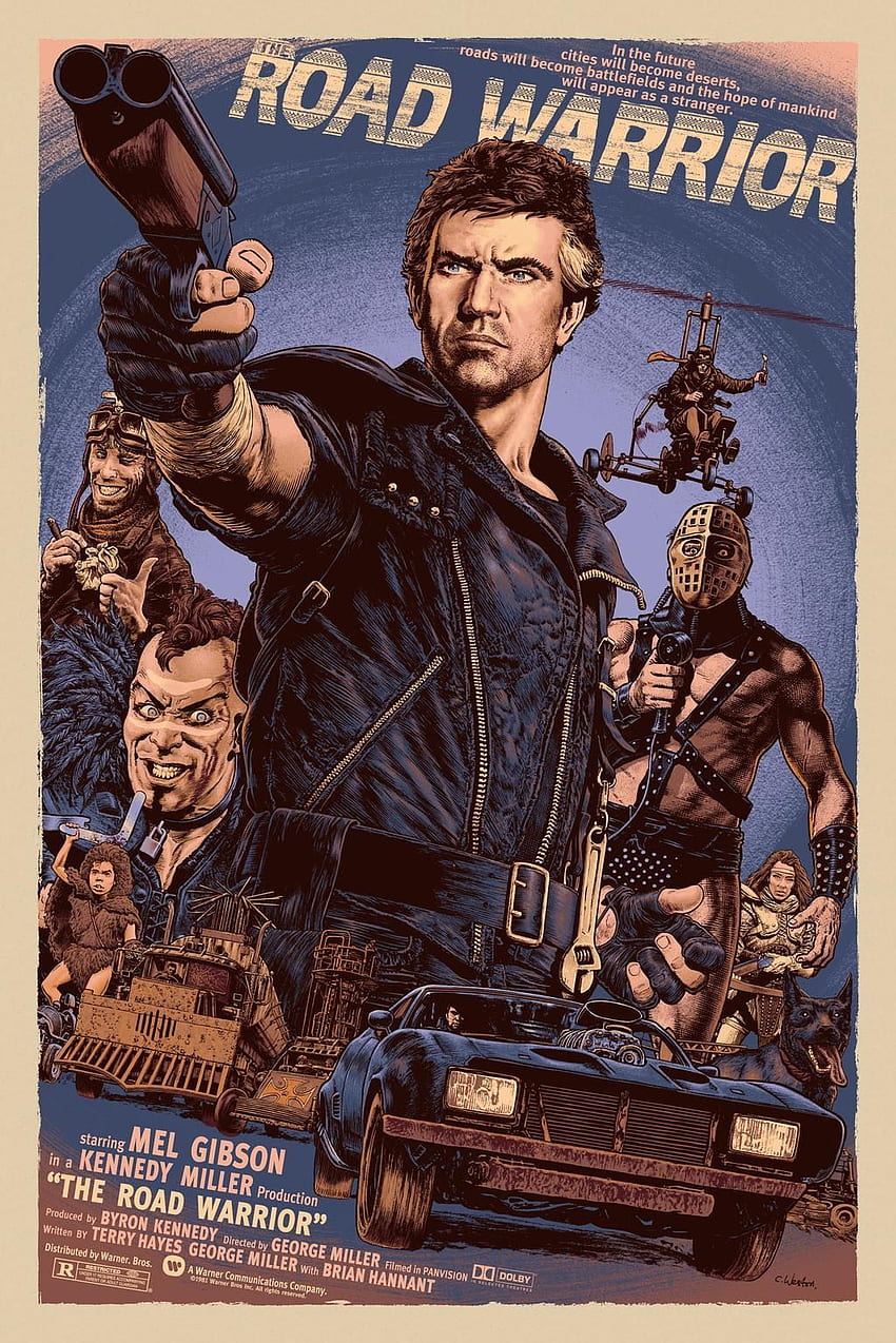 Mad Max 2: The Road Warrior (1981) [1024 x 1535]、本社の背景。 ギャラリー。 Best movie posters, The Road Warriors, Vintage movies HD電話の壁紙