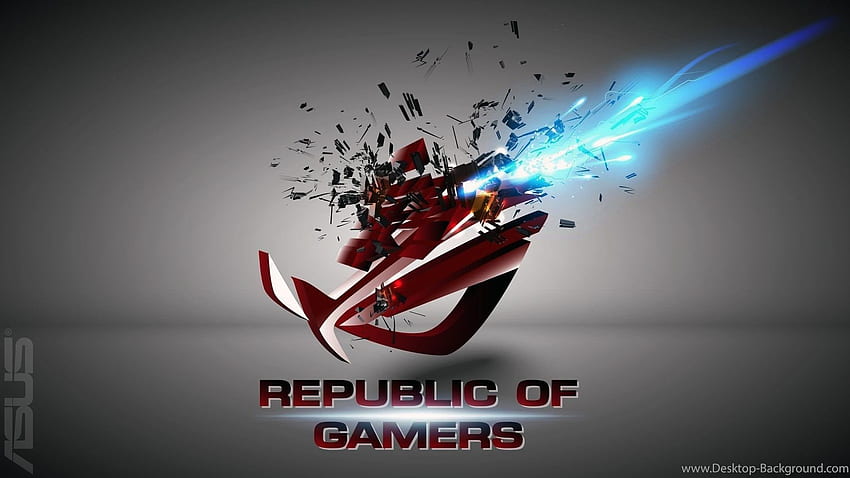 ROG Republic of Gamers Logo Cyberpunk HD 4K Wallpaper #3.3180