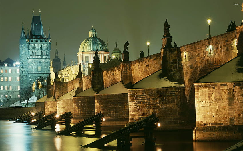 Prag'daki Charles Köprüsü - Dünya , Prag Charles Köprüsü HD duvar kağıdı