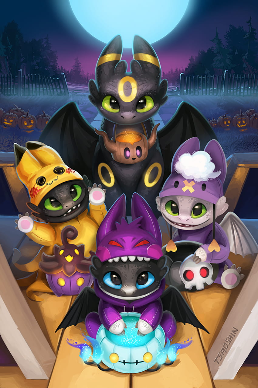 How to Halloween Your Dragon. How train your dragon, Dragon , How to train your dragon, Pikachu and Toothless HD phone wallpaper