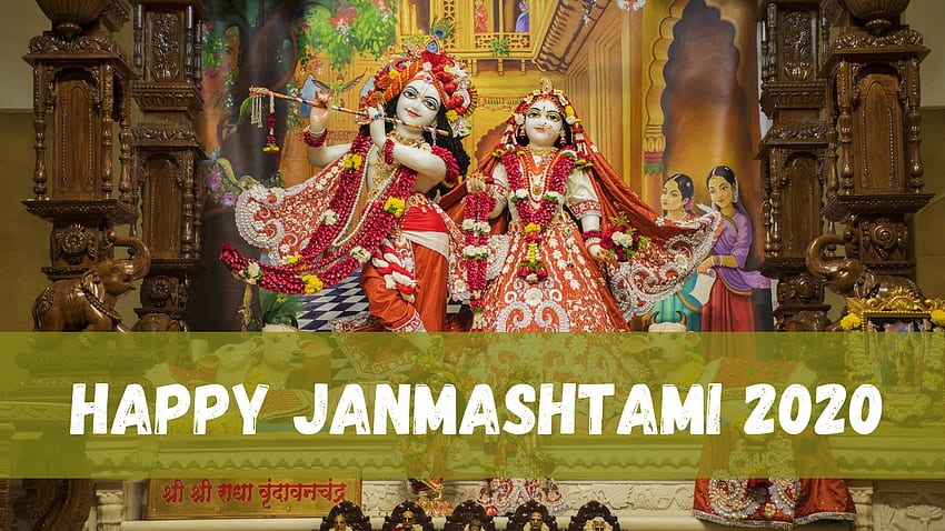 Gokulashtami 2020 et Janmashtami pour en ligne: Lord Krishna, vidéo d'état WhatsApp, messages, souhaits, autocollants, GIF, joyeux Janmashtami Fond d'écran HD