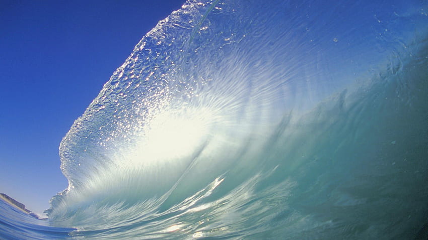 Natur, Wasser, Meer, transparent, Gischt, Welle HD-Hintergrundbild