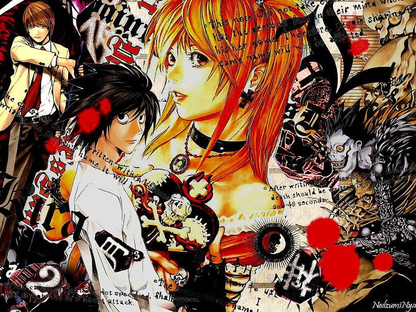 Light, Misa, and Lawliet. L. Deathnote. Death note, Anime, Manga, Naomi Misora HD wallpaper