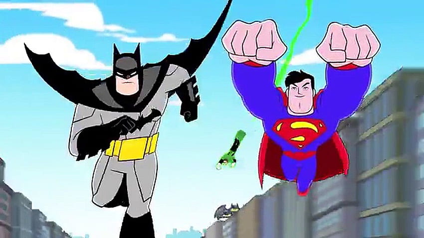 DC Super Friends ep1 _ DC Comics, Batman und Superman Cartoon HD-Hintergrundbild