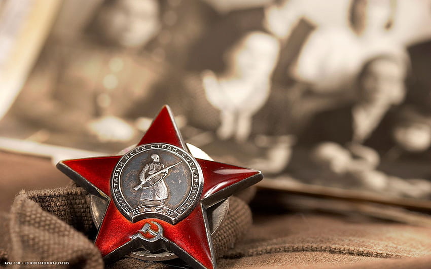 dzień zwycięstwa rosja 9 maja radziecki medal sssr wakacje panoramiczny / wakacje w tle Tapeta HD
