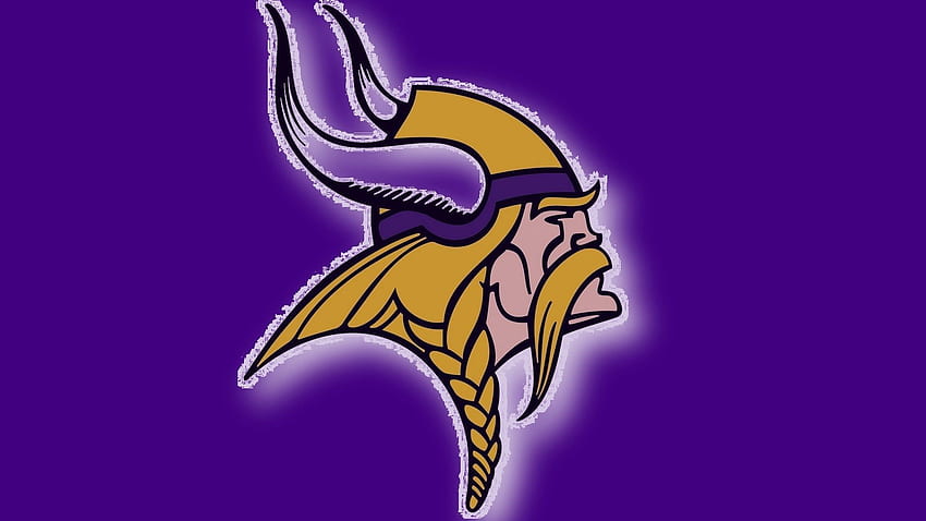 Minnesota Vikings. Vichinghi del Minnesota, logo dei vichinghi Sfondo HD