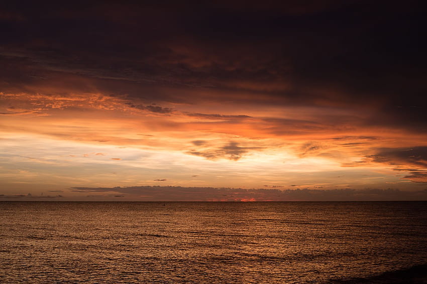 Sky Water Sea Ocean Clouds Sunset Sunrise Dawn Dusk - Best High Quality HD wallpaper