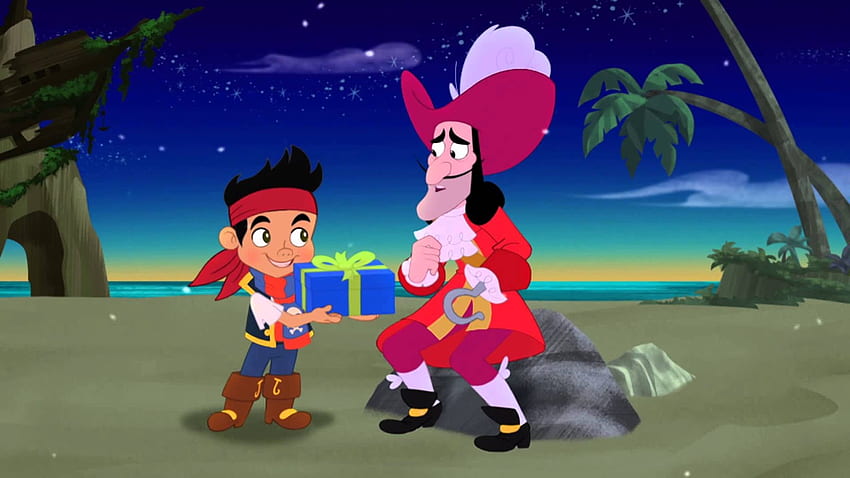 Jake And The Neverland Pirates: It's A Winter Never Land Hook On Ice, F F Frozen Never Land, Captain Scrooge (2011 2014) HD wallpaper