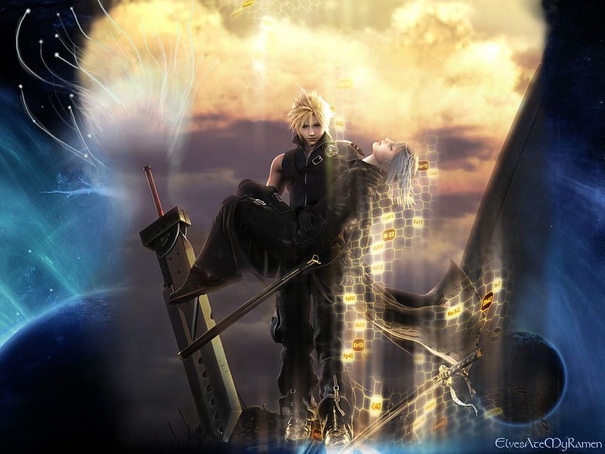 Cloud And Dead Kadaj - Final Fantasy Vii Advent Children Original Soundtrack - & Background papel de parede HD