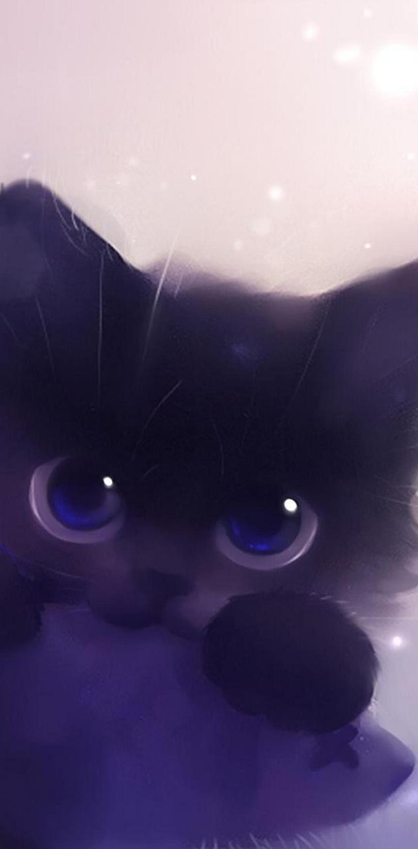 Purple galaxy cats by xRebelYellx on DeviantArt
