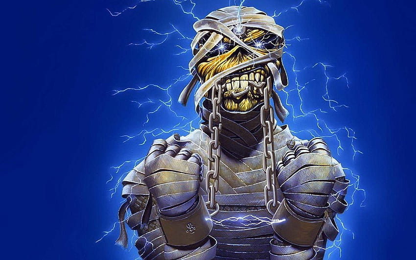 ความละเอียดคุณสูงของ Iron Maiden - Iron Maiden Powerslave Eddie วอลล์เปเปอร์ HD