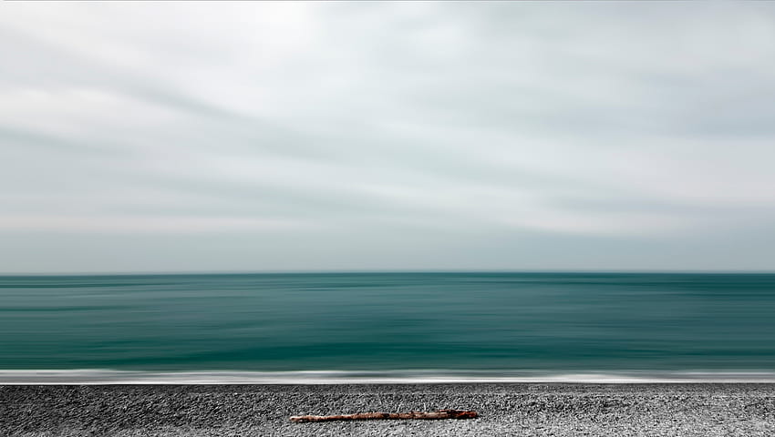 Laut, Pantai, Bank, Minimalisme Wallpaper HD