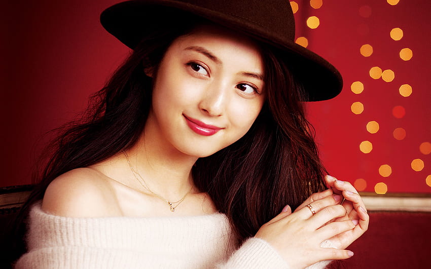 Nozomi Sasaki, actriz japonesa, retrato, hermosa - Japanische Schauspielerin - & Background fondo de pantalla