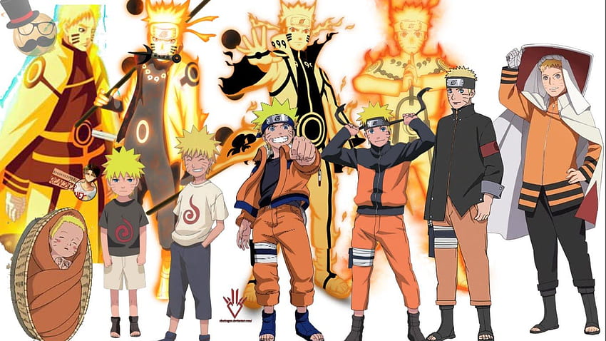 Naruto Evolution für Ultra HD-Hintergrundbild
