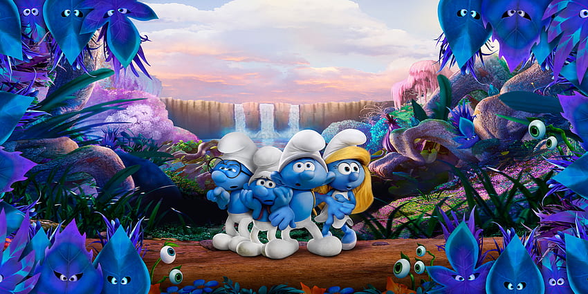 Smurf Clumsy, Smurfs: The Lost Village, Animação papel de parede HD