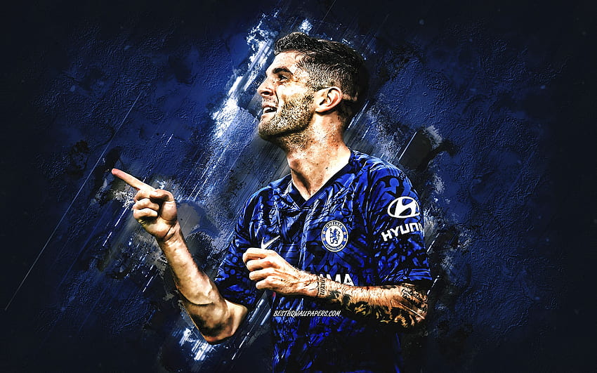 Christian Pulisic, Chelsea FC, potret Wallpaper HD