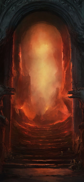 The King Of Hell (Phone Wallpaper) by irishfist123 on DeviantArt