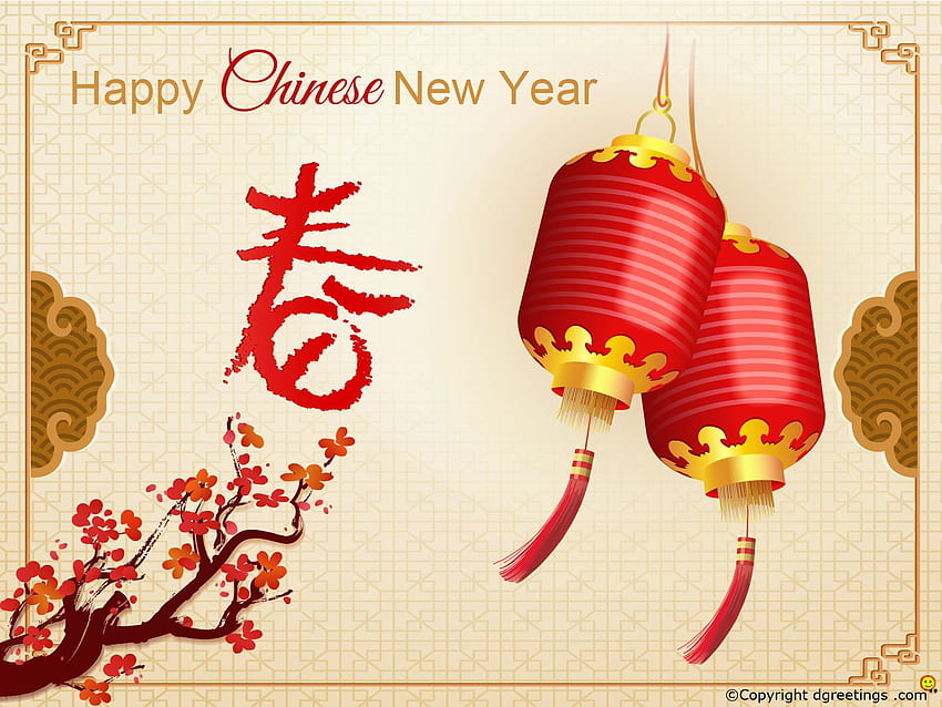 Chinese New Year, Happy Chinese New Year HD wallpaper