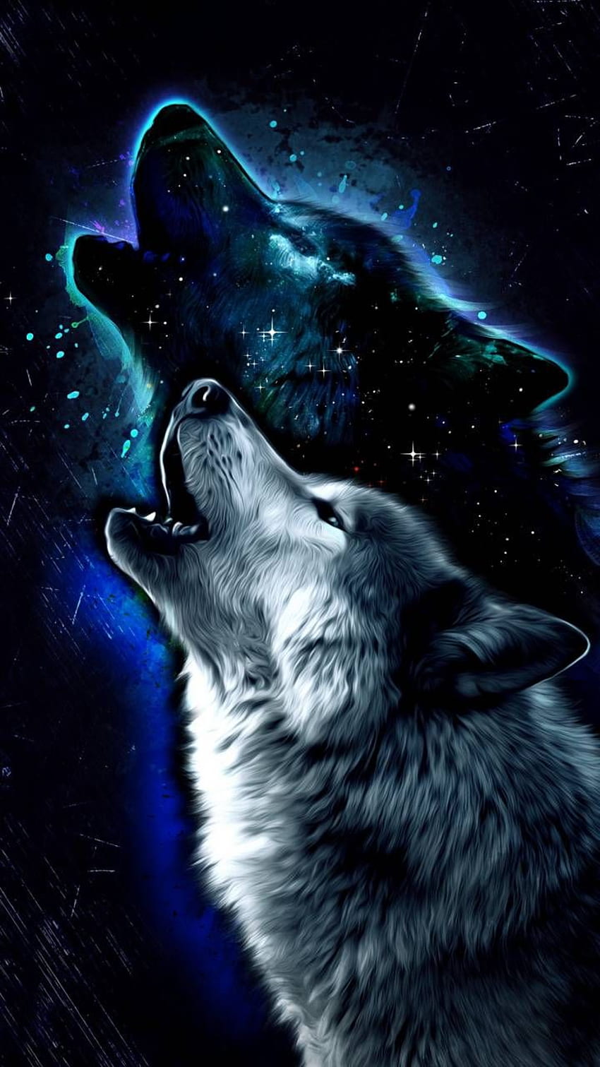 Wolf by georgekev - c6. Nadide hayvanlar, Hayvan logosu, Mitolojik yaratÄ±klar, Cosmic Wolf HD phone wallpaper