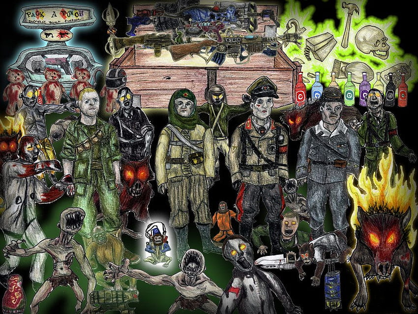 Zombis llamados del deber fondo de pantalla | Pxfuel