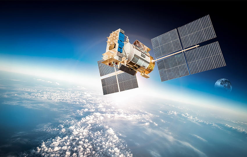 teknoloji, mühendislik, yapay uydu, gezegen dünya yörüngesi için bölüm космос, Uzay Teknolojisi HD duvar kağıdı