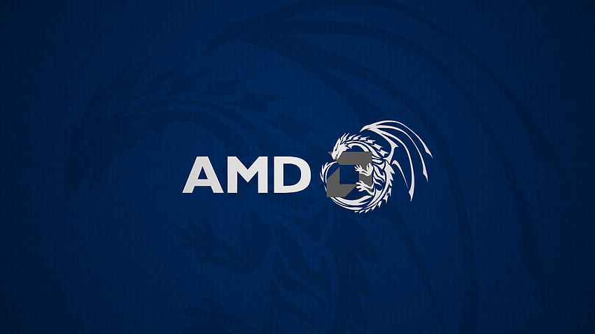 AMD Blue Dragon, Computer, , , Background HD wallpaper