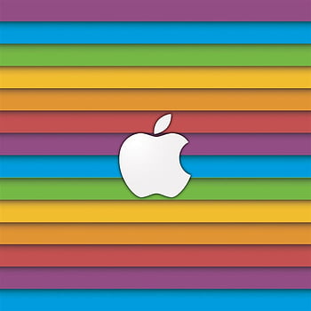 Exagon Rainbow Apple iPhone 4s Wallpapers Free Download