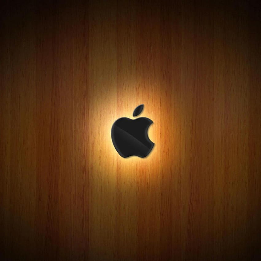 Hardwood Apple Logo iPad HD phone wallpaper | Pxfuel