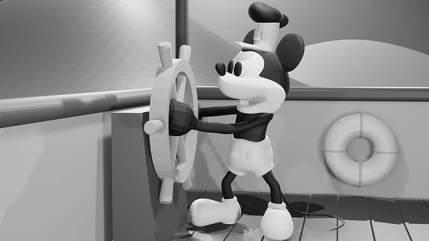 Dinh Trang Bui Steamboat Willie 3D HD wallpaper