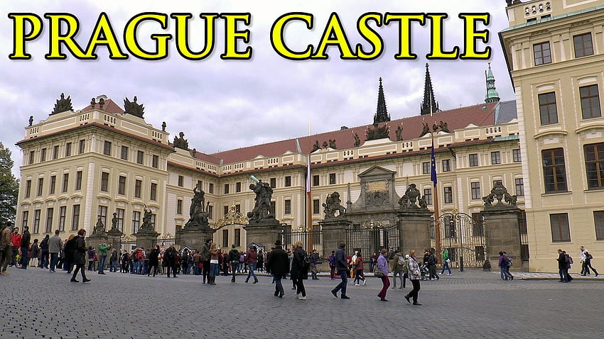 Пешеходна обиколка на замъка ПРАГА, в . Чехия HD тапет