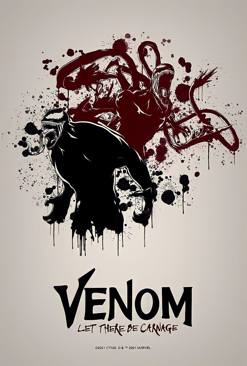 Venom and Carnage, Marvel, arte HD-Handy-Hintergrundbild