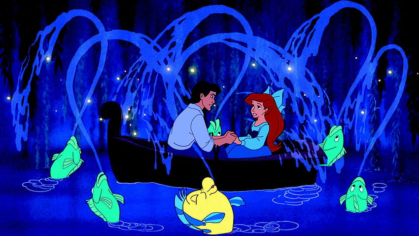 Mermaid, Ariel and Eric HD wallpaper
