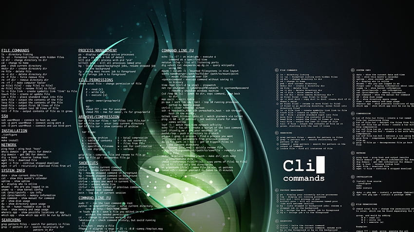 Linux, Cli Commands dla - Maiden, Linux Command Tapeta HD