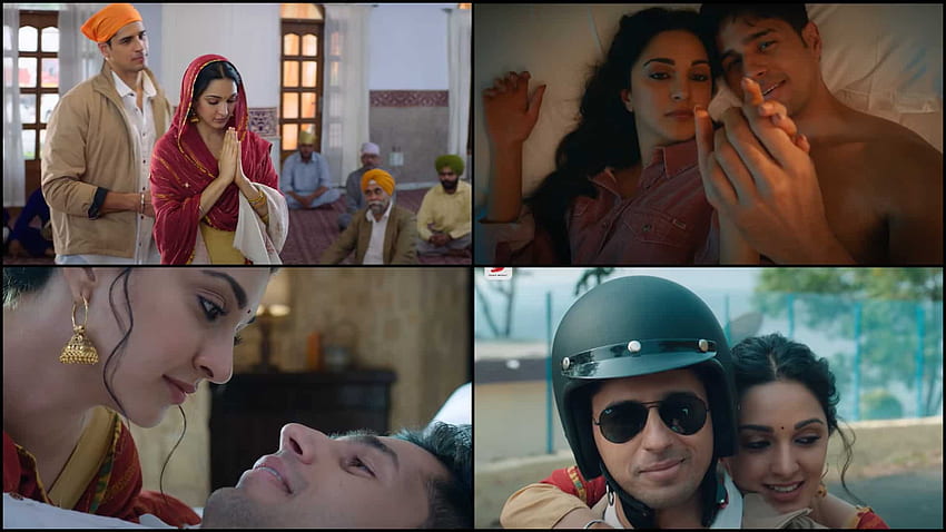 Shershaah Song Ranjha: Regardez la chimie palpable de Sidharth Malhotra Kiara Advani dans New Love Ballad Fond d'écran HD