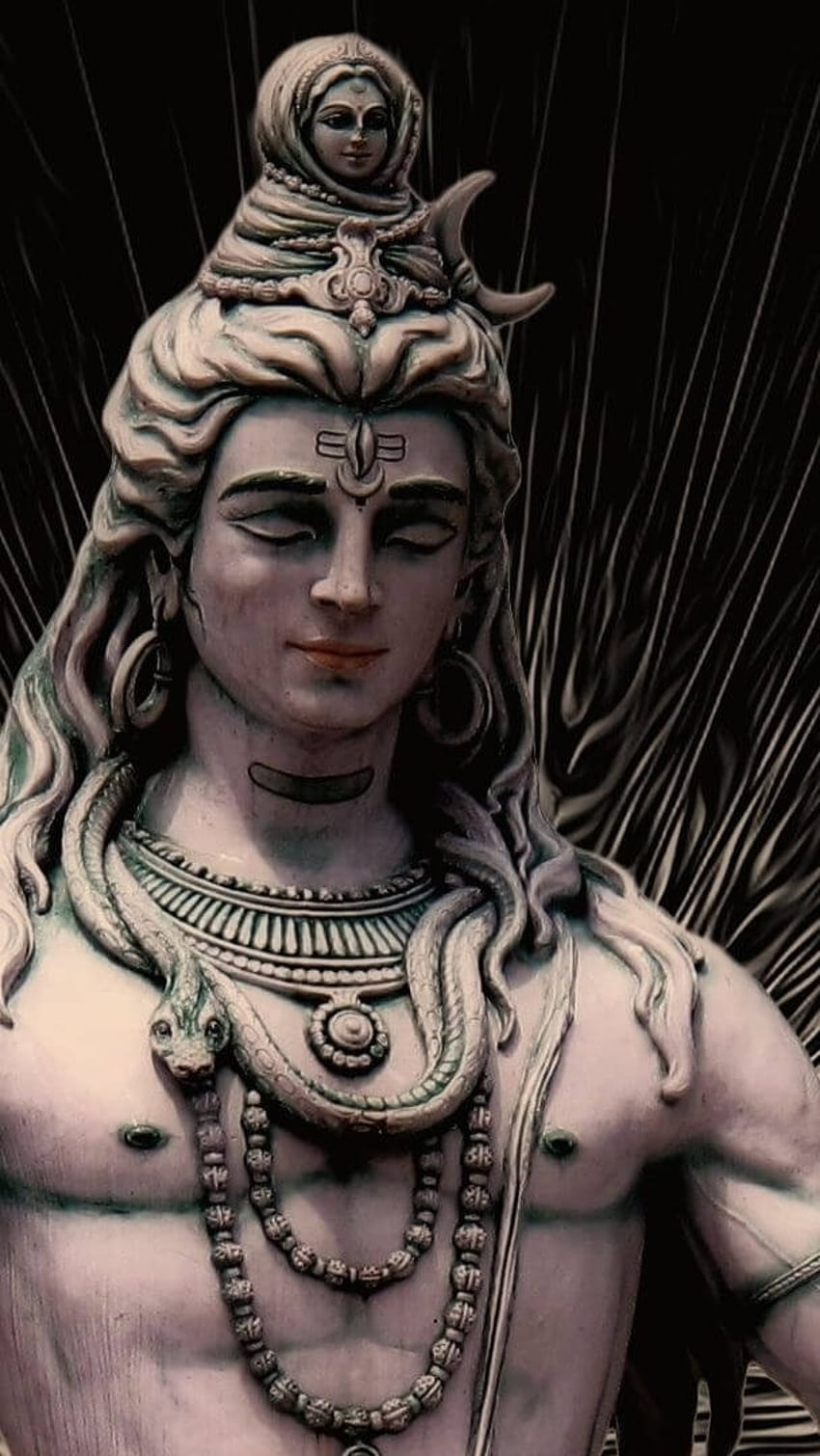 Miglior Lord Shiva, bella statua, Lord Shiva Sfondo del telefono HD