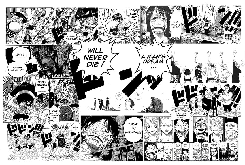 Eine Collage, die ich für One Piece gemacht habe. Inspiriert von einem Laptop-Aufkleber, den jemand auf R OnePiece gemacht hat. : R Manga, One-Piece-Collage HD-Hintergrundbild