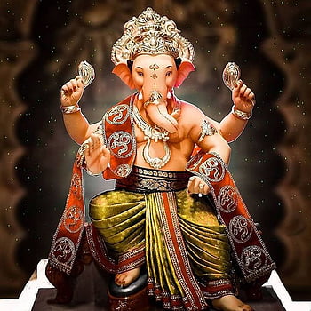 Sri Ganesh Spiritual 3D Wallpaper