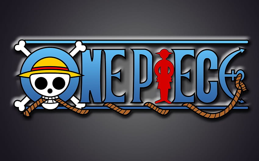 Logotipo de One Piece, Bandera de One Piece fondo de pantalla