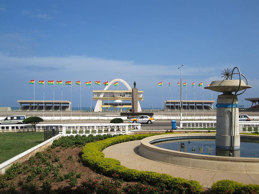 Gana para mesa - Praça da Independência Accra Gana papel de parede HD