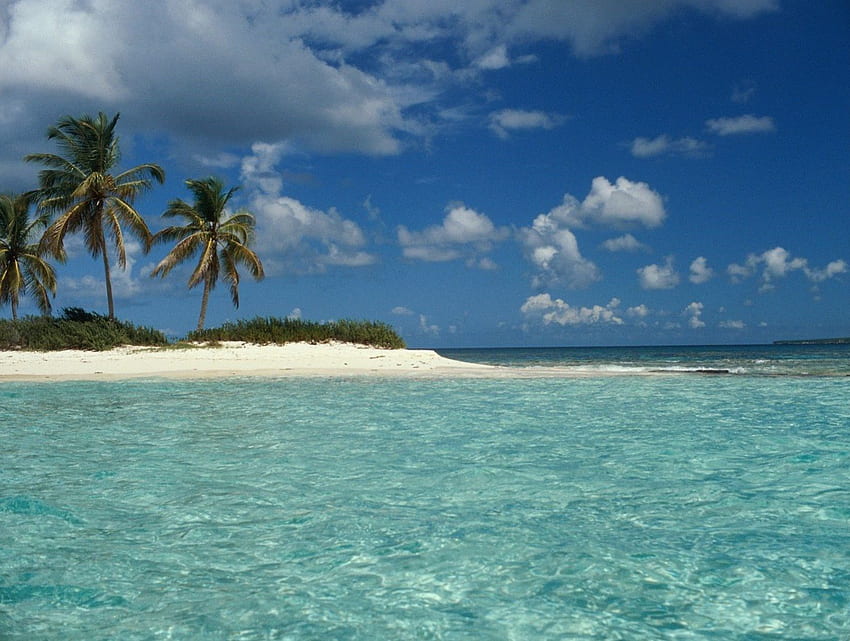 Карибски плаж, релаксиращ плаж, карибско бягство, карибски остров, релаксиращи кариби, кариби, живописни кариби, спокойни кариби HD тапет