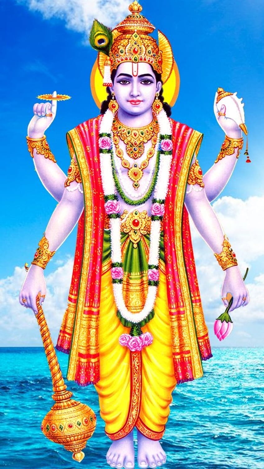 Animated Mahavishnu Image