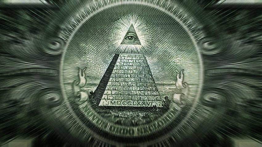 El ojo que todo lo ve . (37++), Triángulo del Ojo Illuminati fondo de pantalla