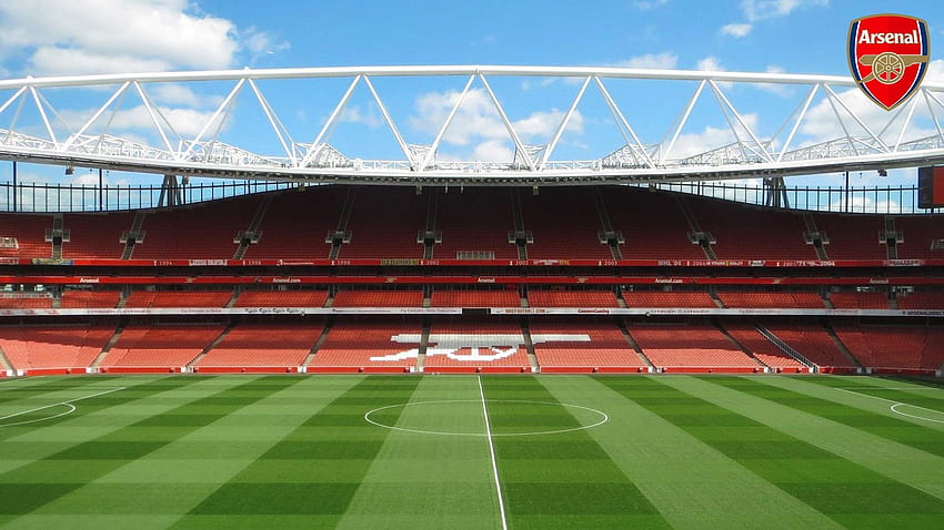 พื้นหลังของ Arsenal Stadium Mac - 2021 Football, Arsenal Computer วอลล์เปเปอร์ HD